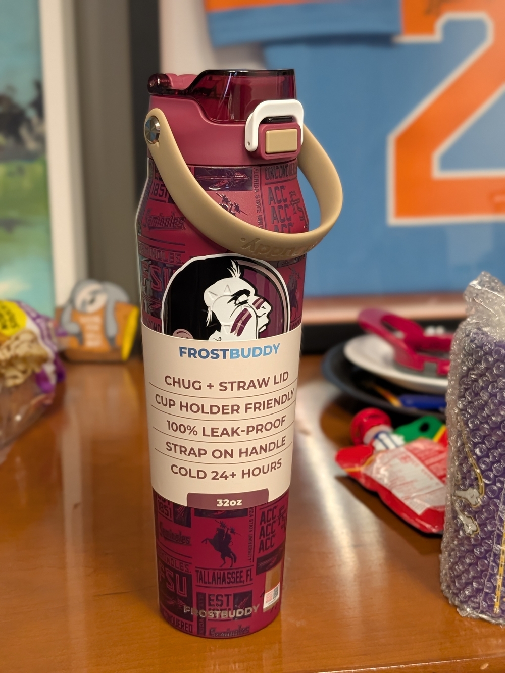 Florida State Seminoles Bottle Buddy Legacy Pattern! New!